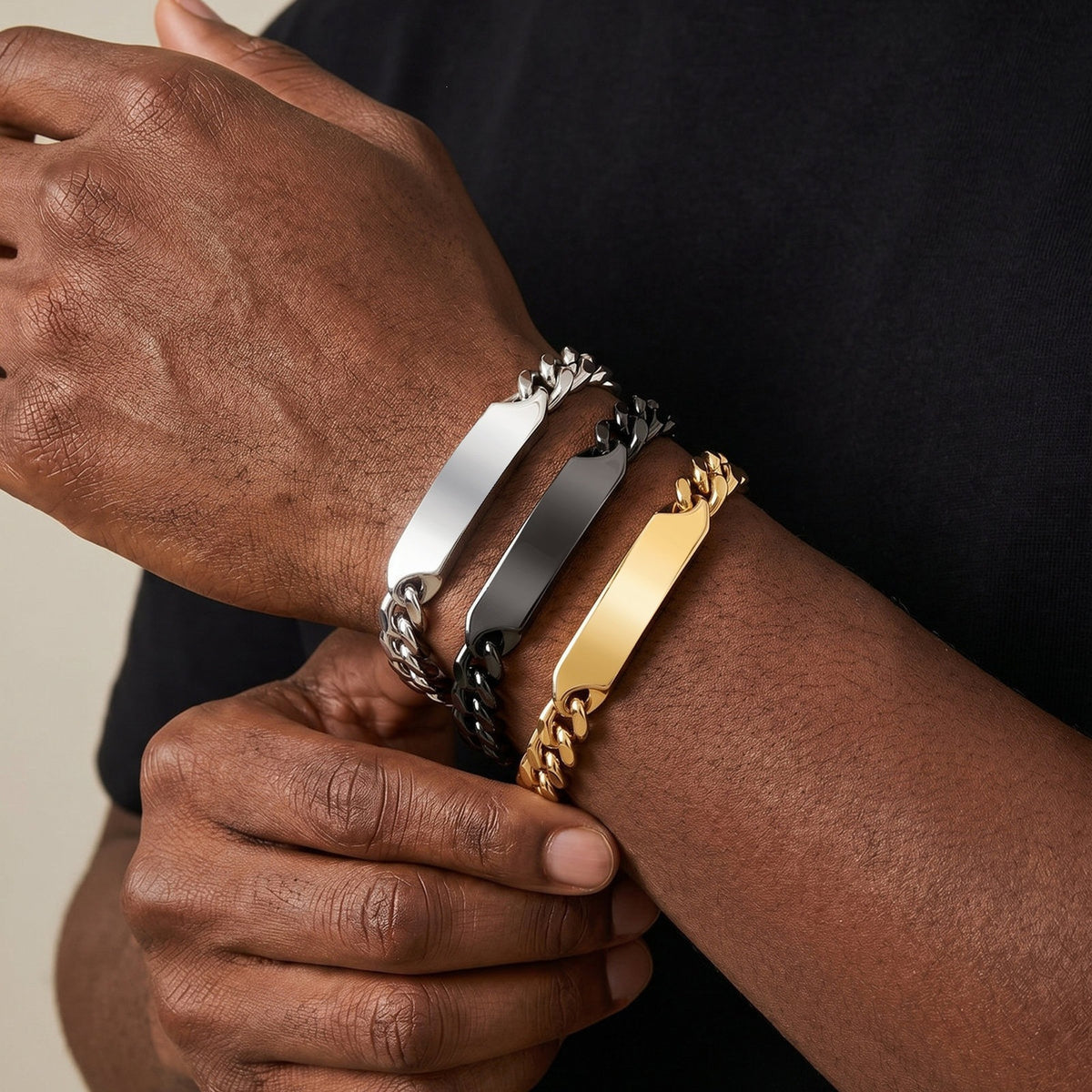 Vintage Stainless Steel Bracelet for Men