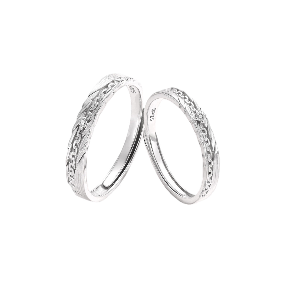 Minimalist Lava S925 Sterling Silver Men's Ring