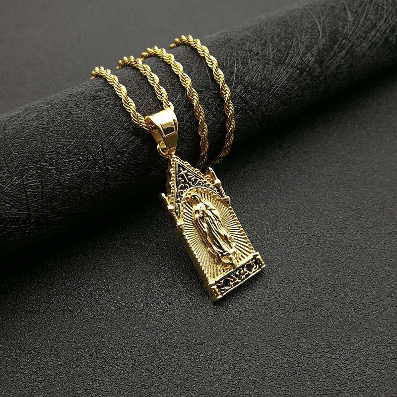 Steel Necklace – Elegant Maria Pendant Necklace