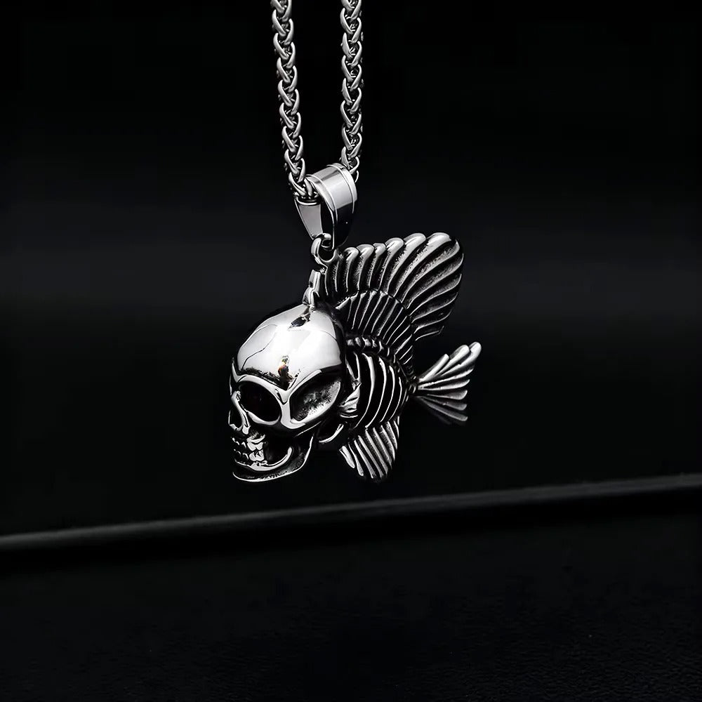 Vintage Skull Stainless Steel Men's Ring