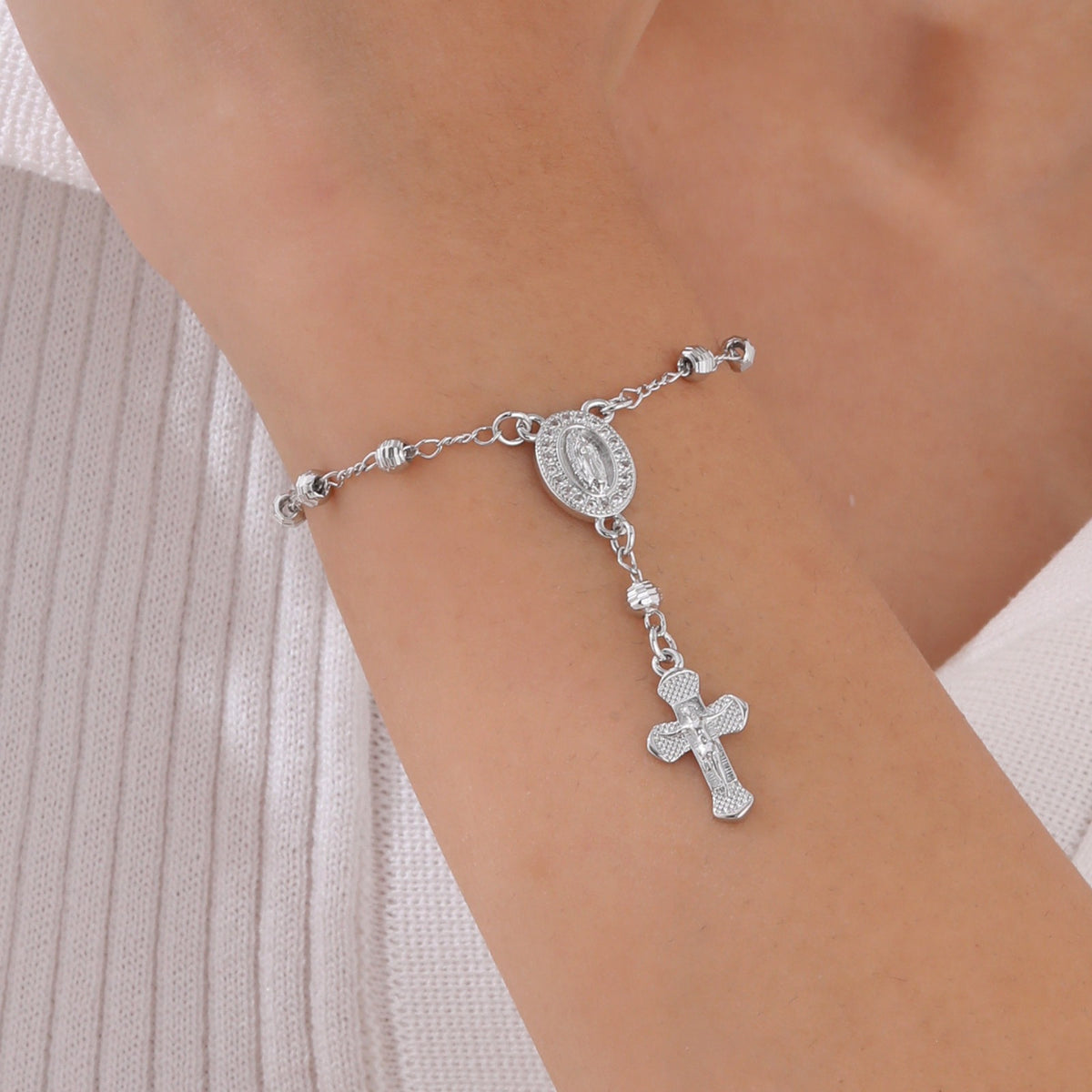 **Cross Copper Bracelet Unisex
