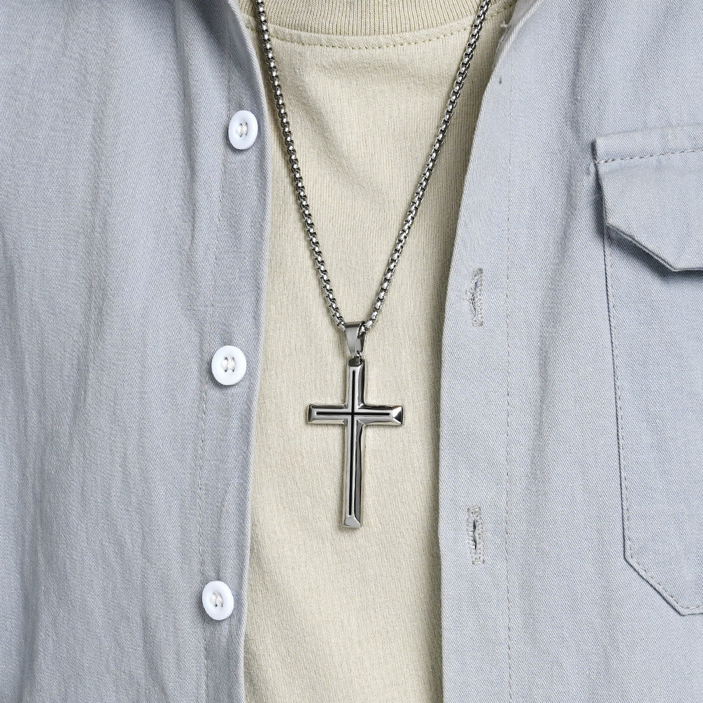 Stainless Steel Cross Necklace