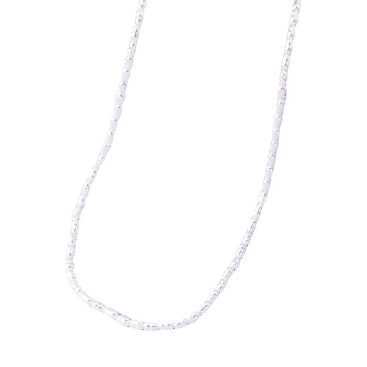 Pearl Necklace: Elegant Korean Style Neckchain with Minimal Design