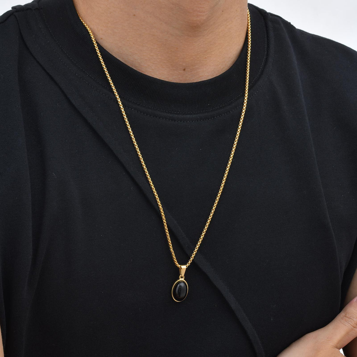 Vintage-Inspired Inlay Pendants — Chain Optional