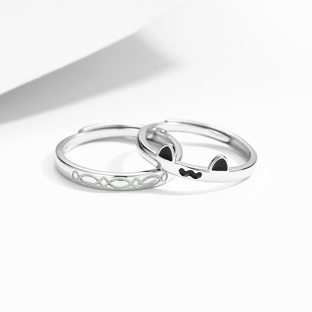 Cat Catfish S925 Sterling Silver Ring
