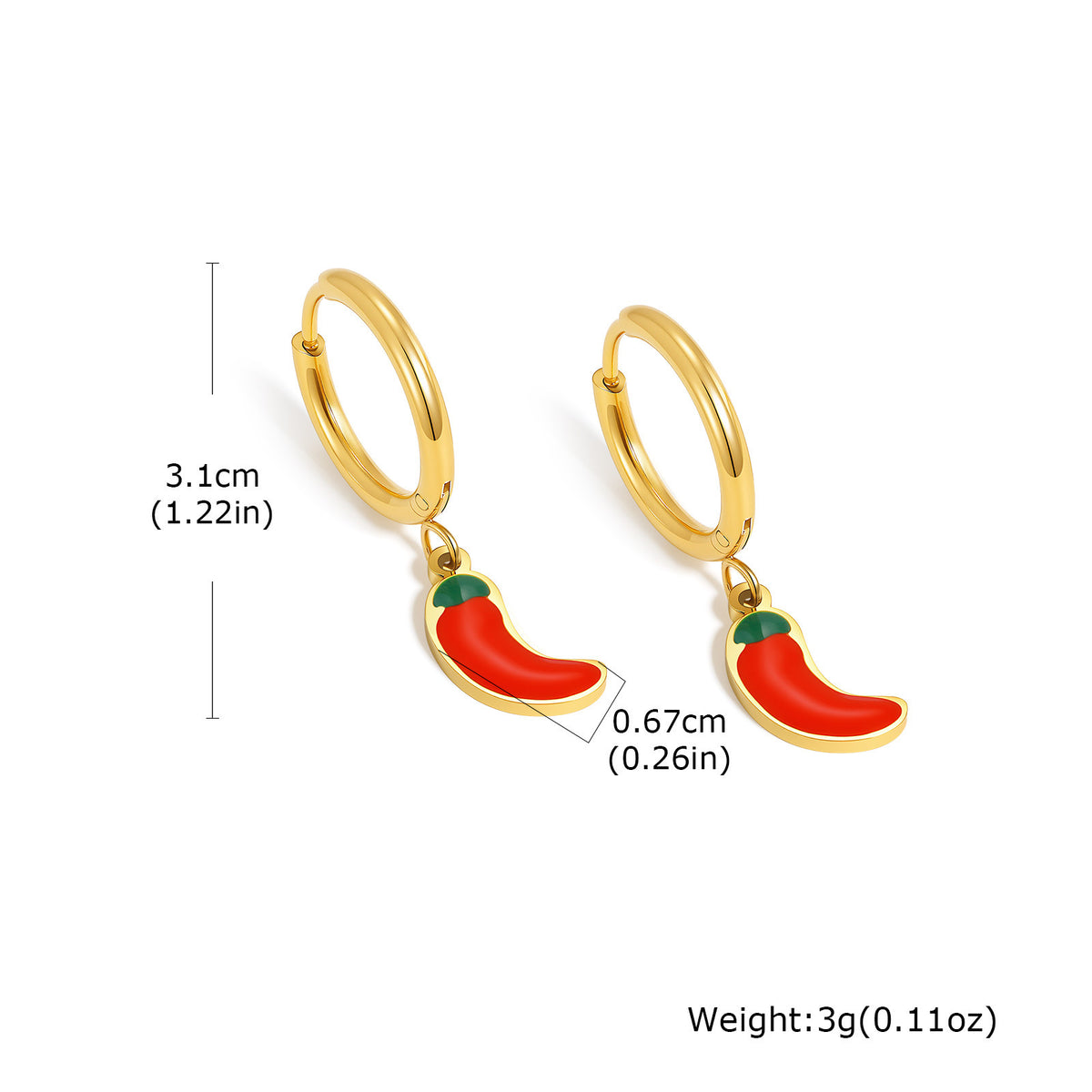 Stainless Steel Cat Earrings