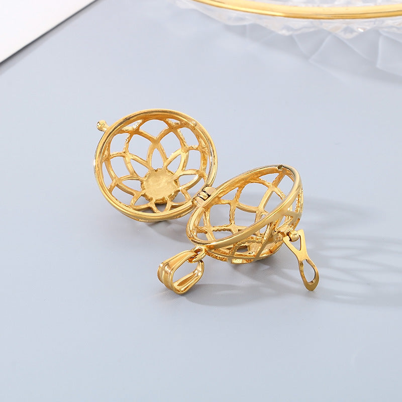 Planderful Lantern Pendant Hollow Titanium Steel Men Women