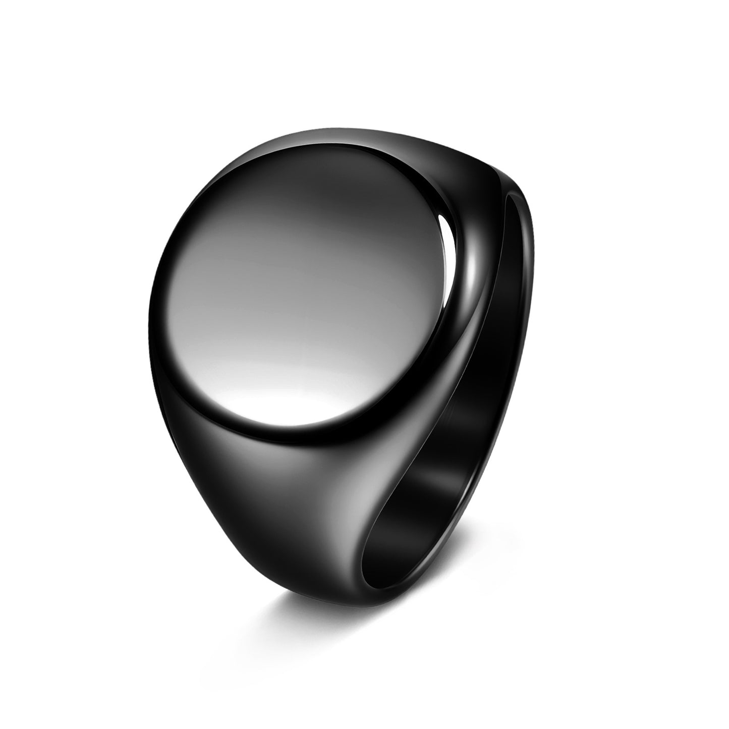 Planderful Premium Titanium Steel Ring For Men And Women Unisex Round Seal Design Everyday Genie