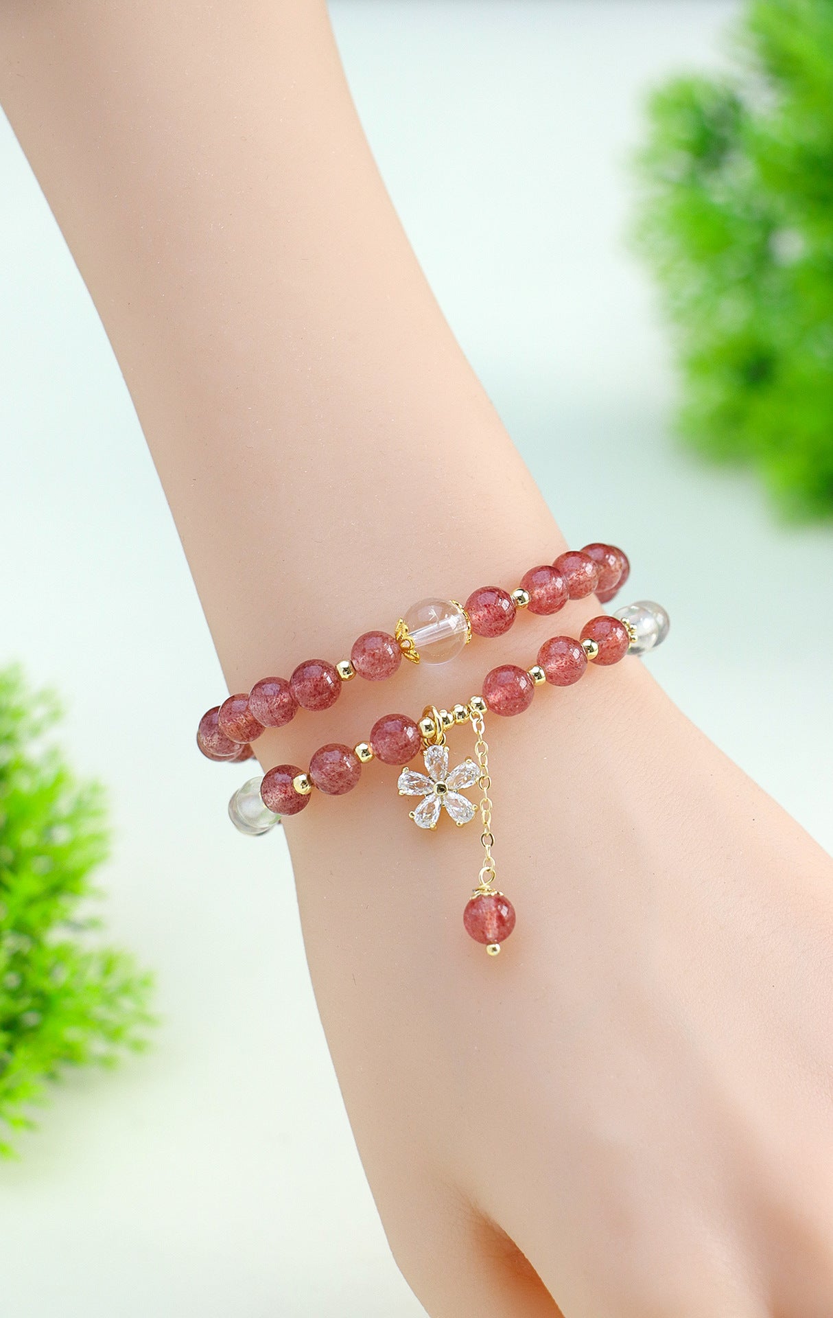Planderful Fortune's Favor Bracelet – Fresh and Sweet Crystal Elegance