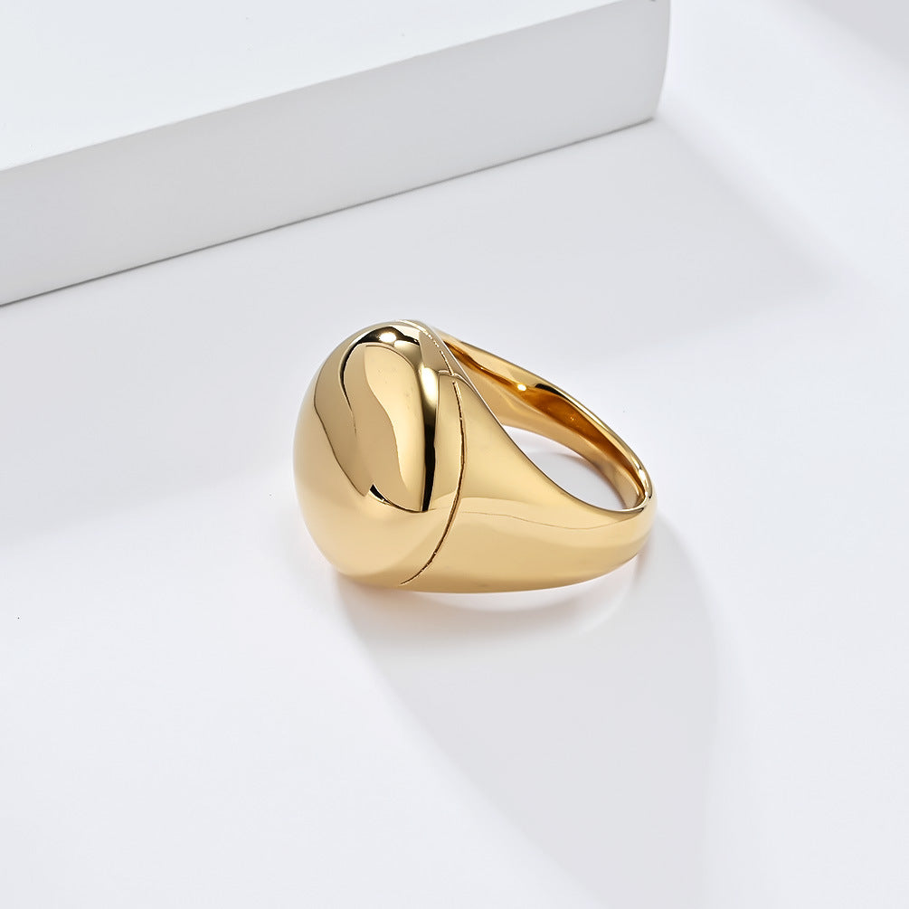 Planderful Titanium Steel Ring For Men, Smooth Surface, Daily Wear, Everyday Genie Collection