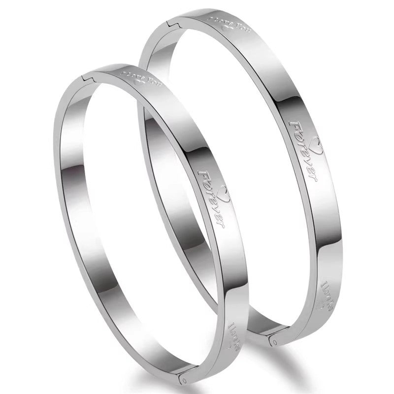 Planderful Jewelry Gold Bracelet Forever For Women