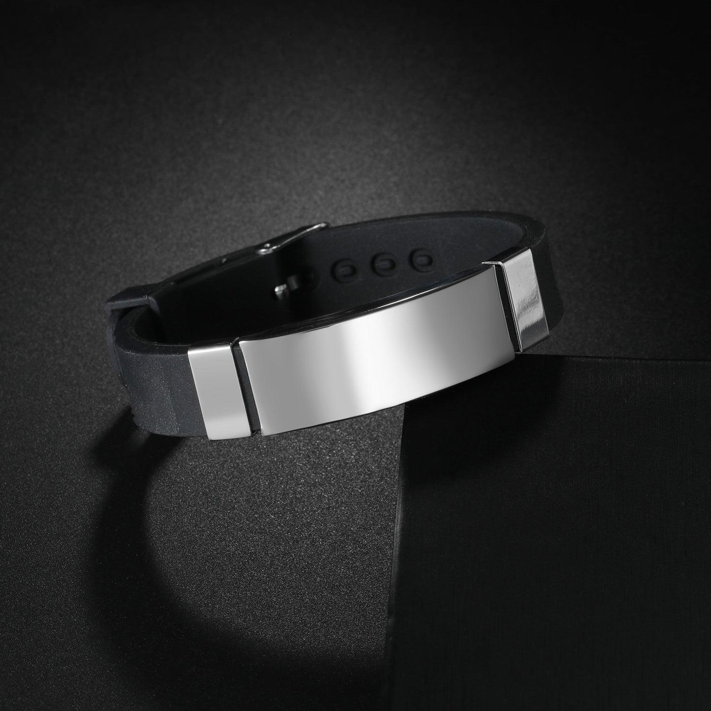 Geometric Stainless Steel Bracelet Unisex Punk Style By Planderful Everyday Genie