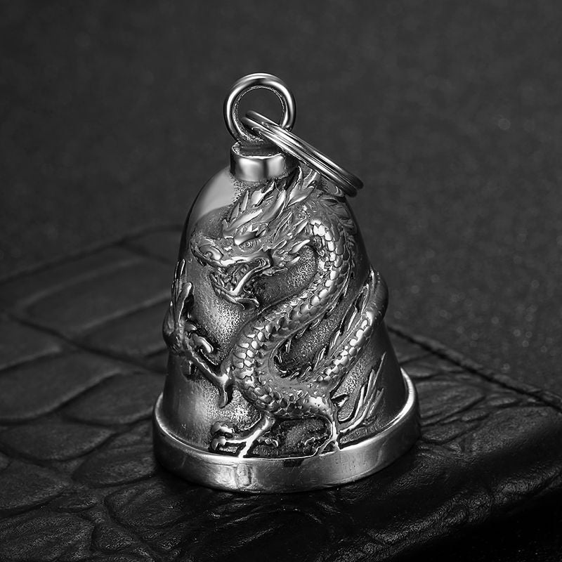 Vintage Dragon Stainless Steel Pendant Necklace