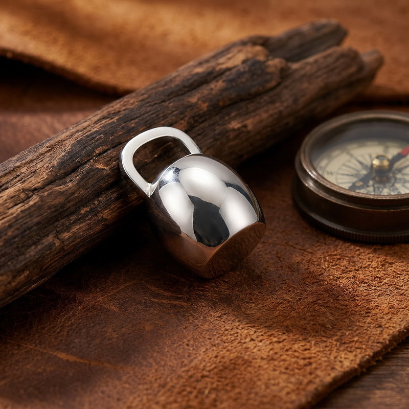Glossy Kettle Necklace Mini Pot Stainless Steel Men And