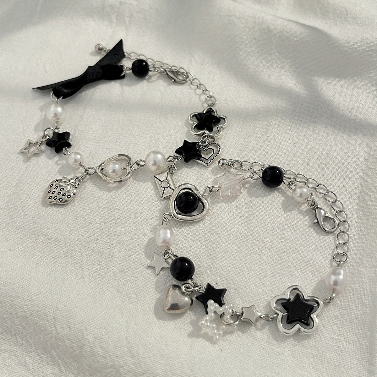 Planderful Vienna Verve Bracelet Set – Unique Niche Design with Star and Heart Accents