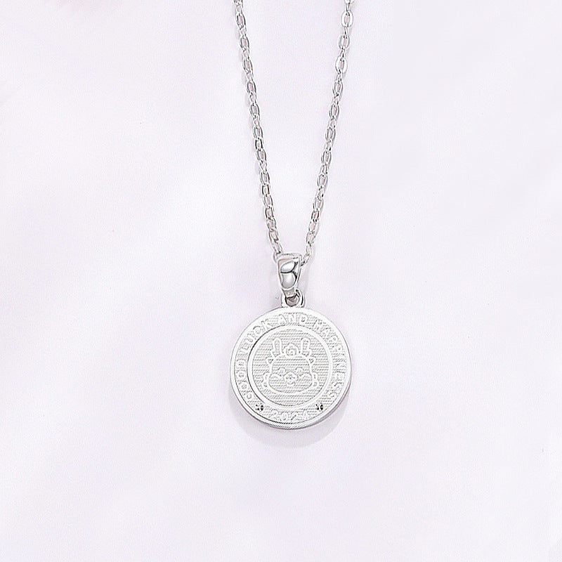 S925 Sterling Silver Dragon Necklace