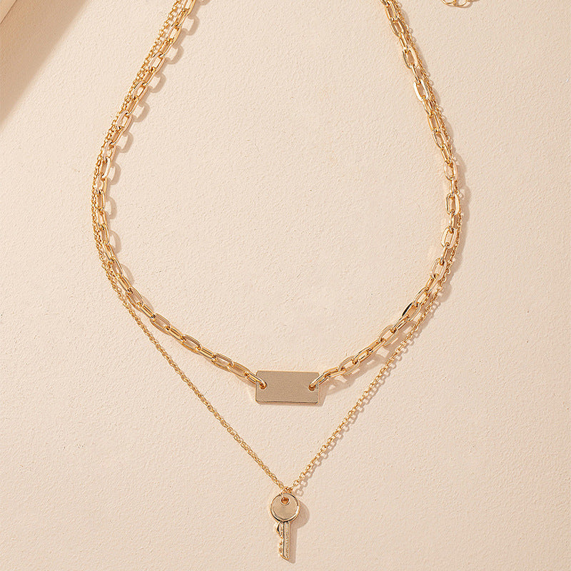 Double Cascade Key Necklace - Vienna Verve Collection