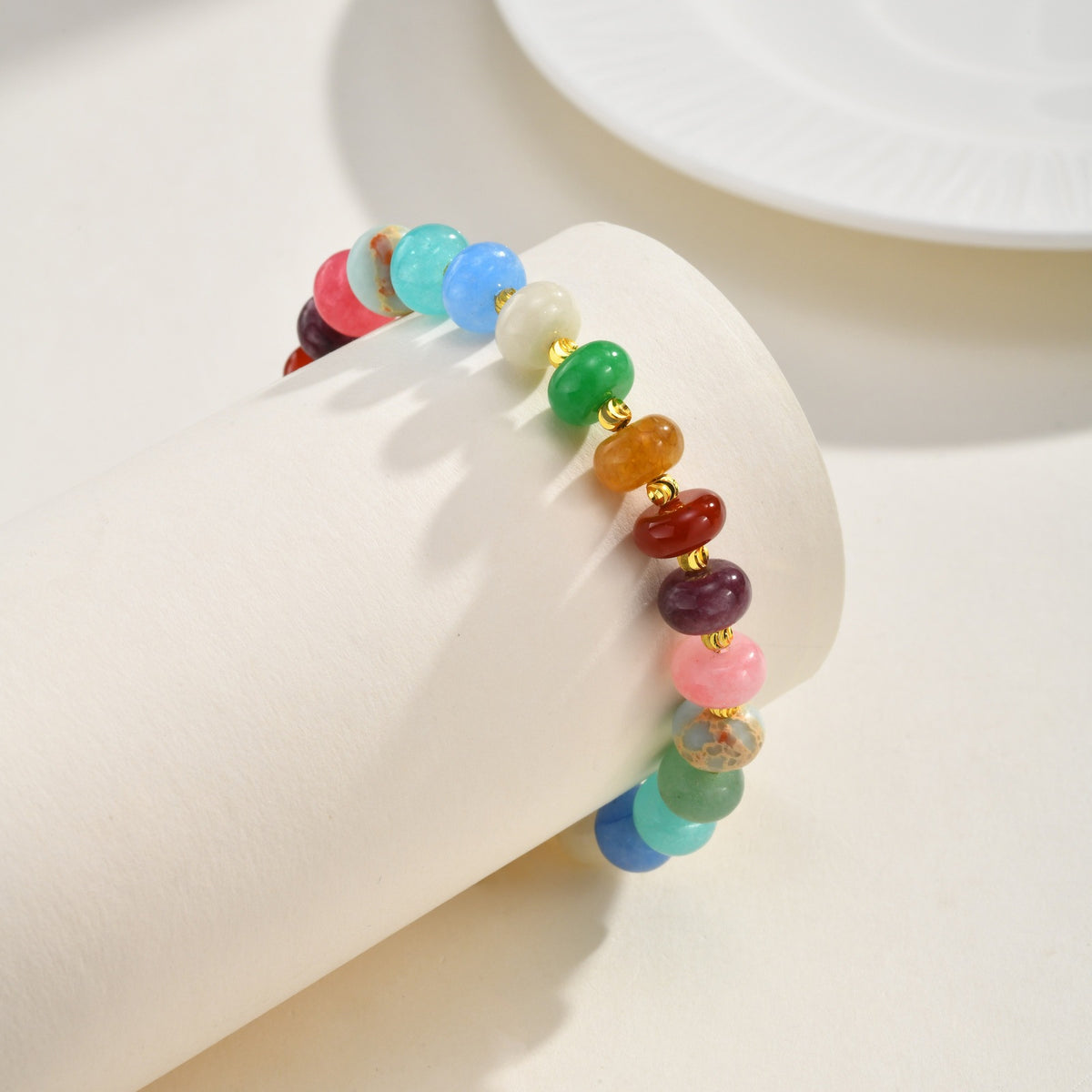 Natural Stone Copper Bracelet