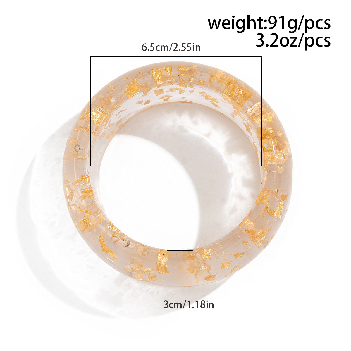 Planderful Translucent Acrylic Bracelet Vienna Verve Statement Jewelry For Women
