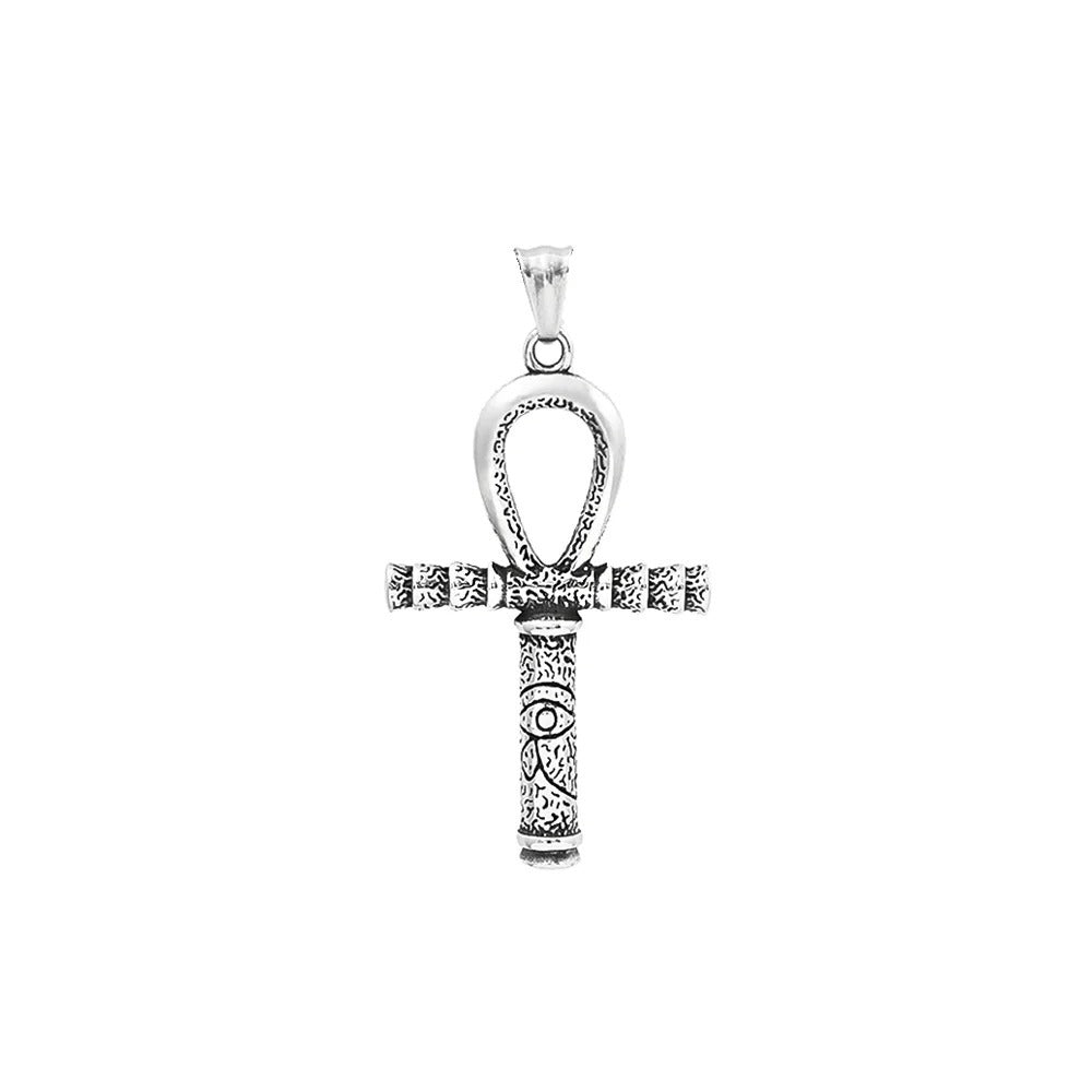Eye of Horus Cross Stainless Steel Men's Pendant Necklace