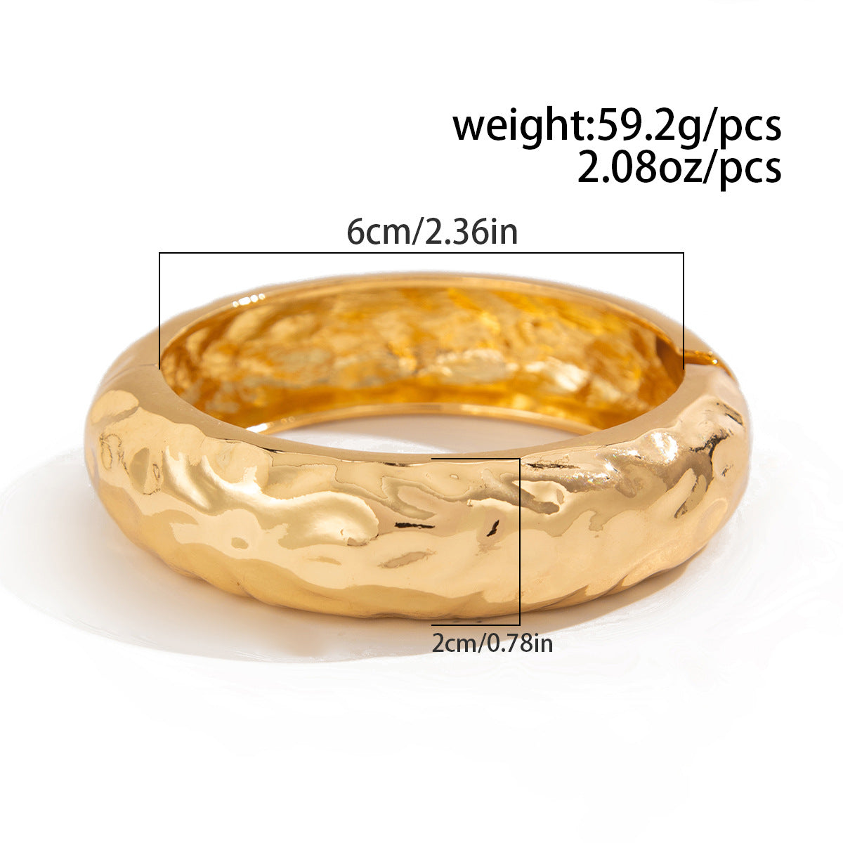 Bracelet Liquid Metal Smooth Spring Bracelet Geometric Wind Texture Wide Bracelet