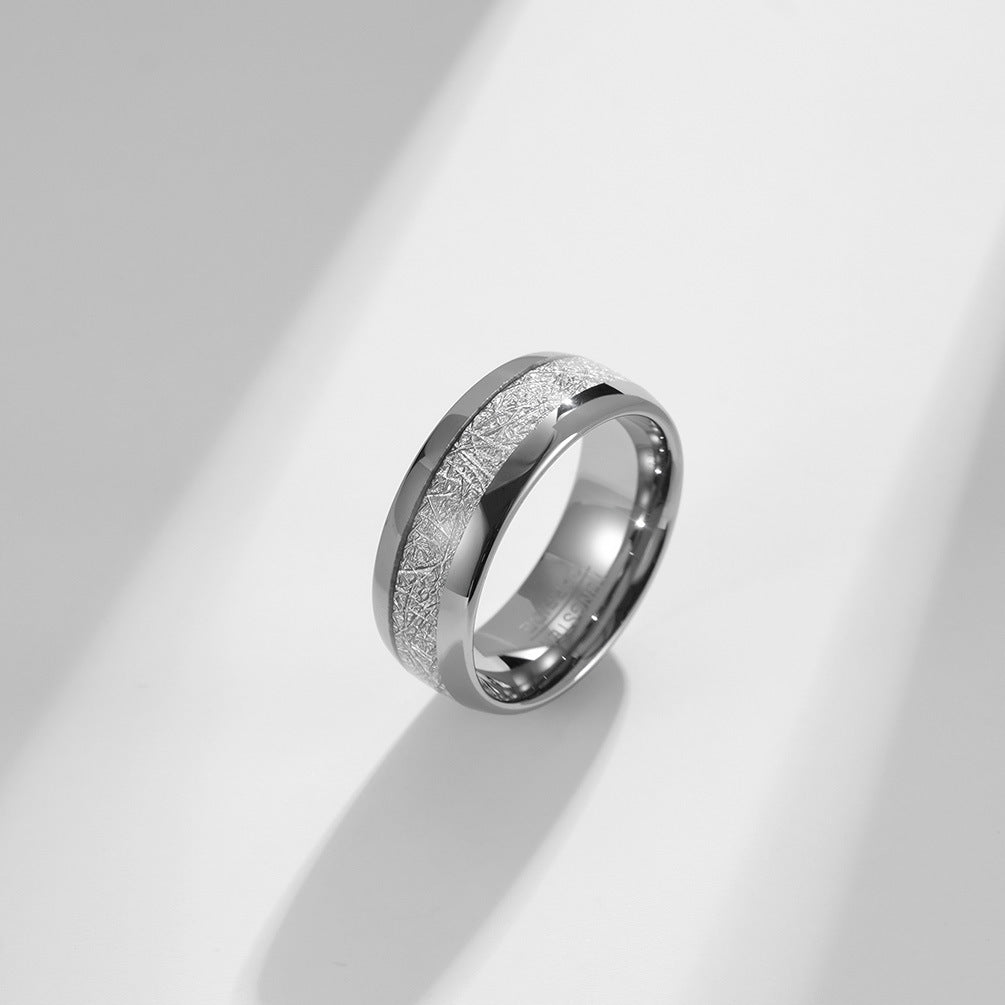 Cross-Border E-Commerce Supply Curved Tungsten Steel Ring