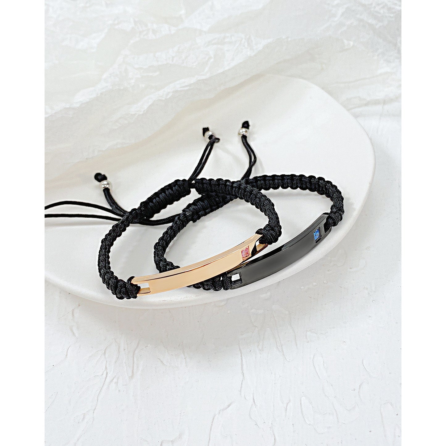 Planderful Everyday Genie Titanium Steel Couple Bracelet for Women Stylish Daily Jewelry