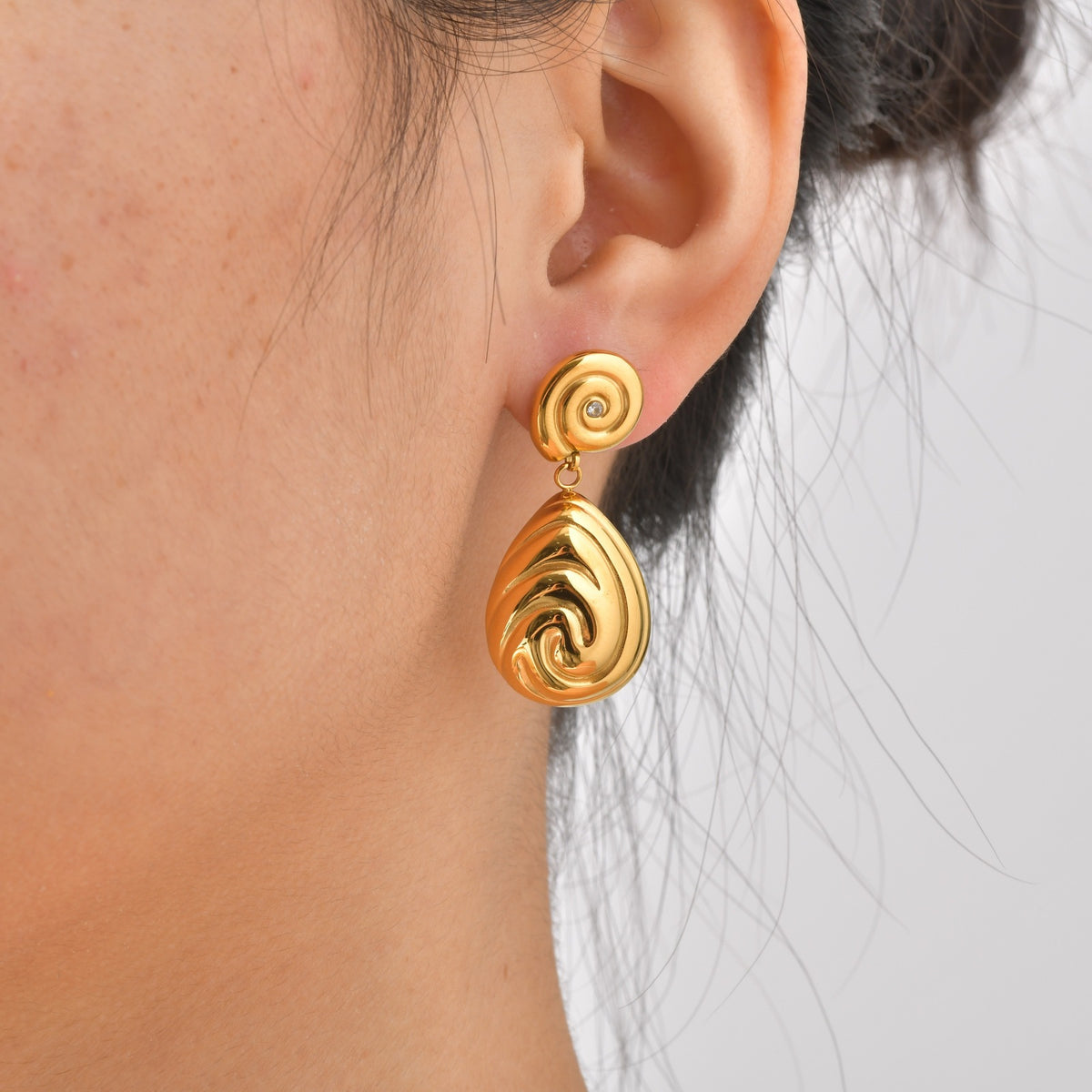 Modern Stainless Steel Earrings