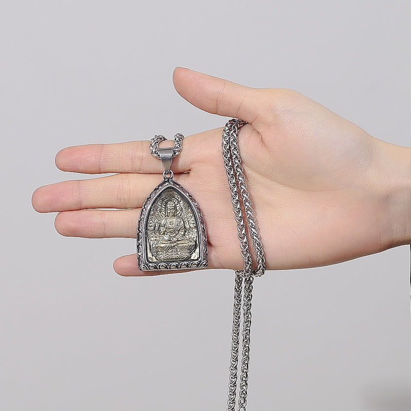 Zircon Necklace - Elegant Zodiac Amulet For Men From Planderful Everyday Genie Collection