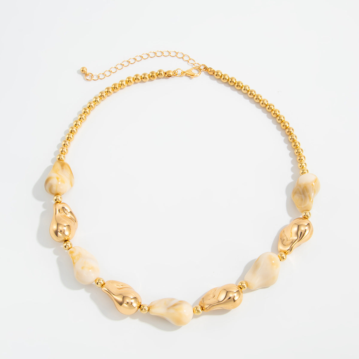 French Baroque Pearl Bead Necklace