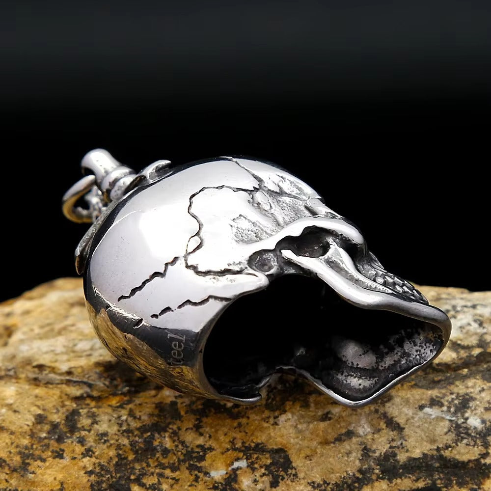 Punk Skull Stainless Steel Men's Ring