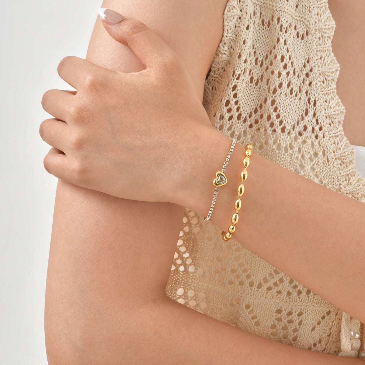 Heart Stainless Steel Bracelet