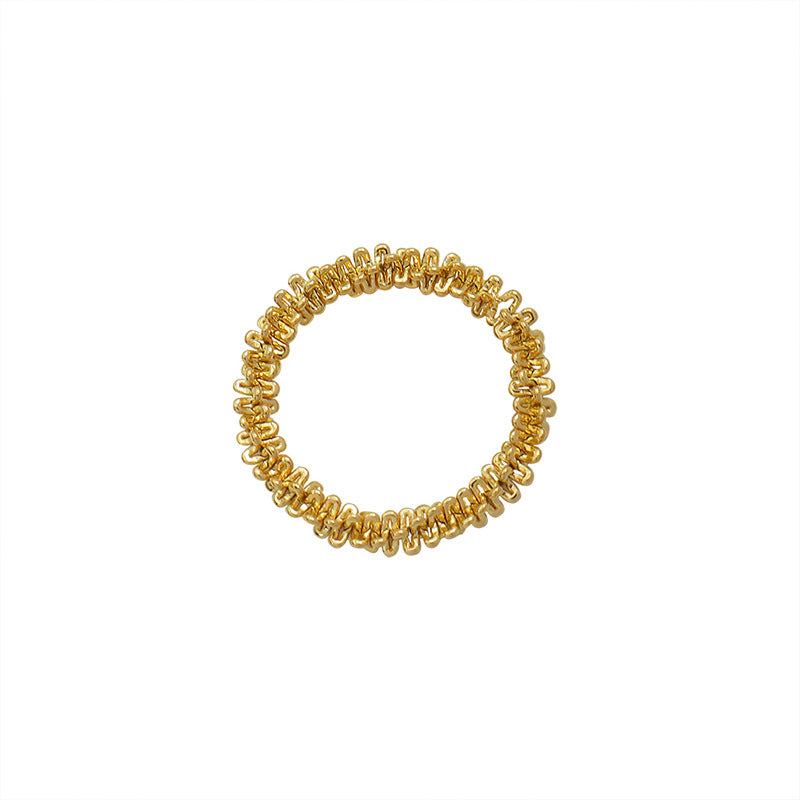 Cold Sparkle Gold Niche Ring - European American Hand Jewelry