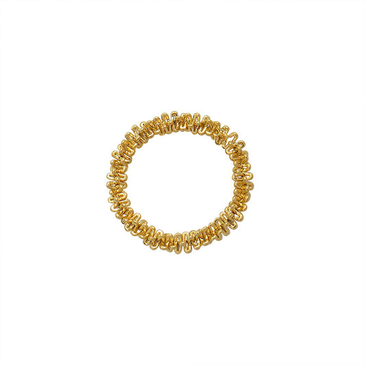 Cold Sparkle Gold Niche Ring - European American Hand Jewelry