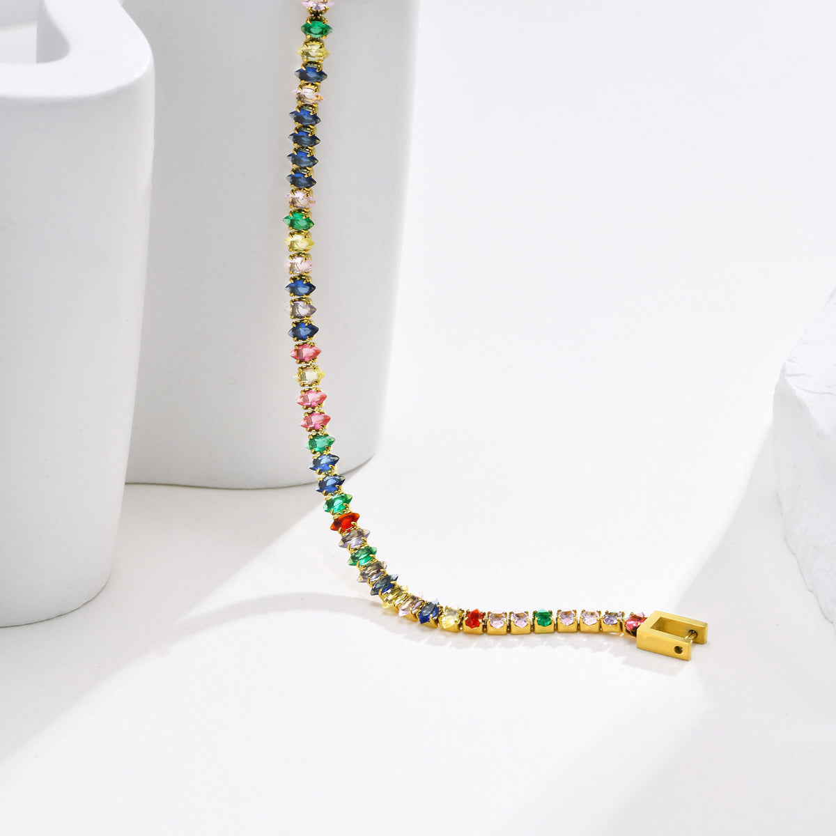 Zircon Stainless Steel Bracelet Unisex