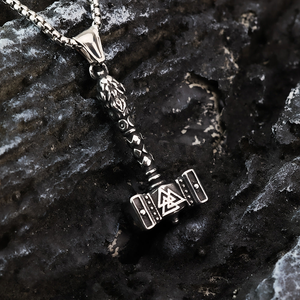 European and American Jewelry Wholesale Titanium Steel Pendant Necklace for Men