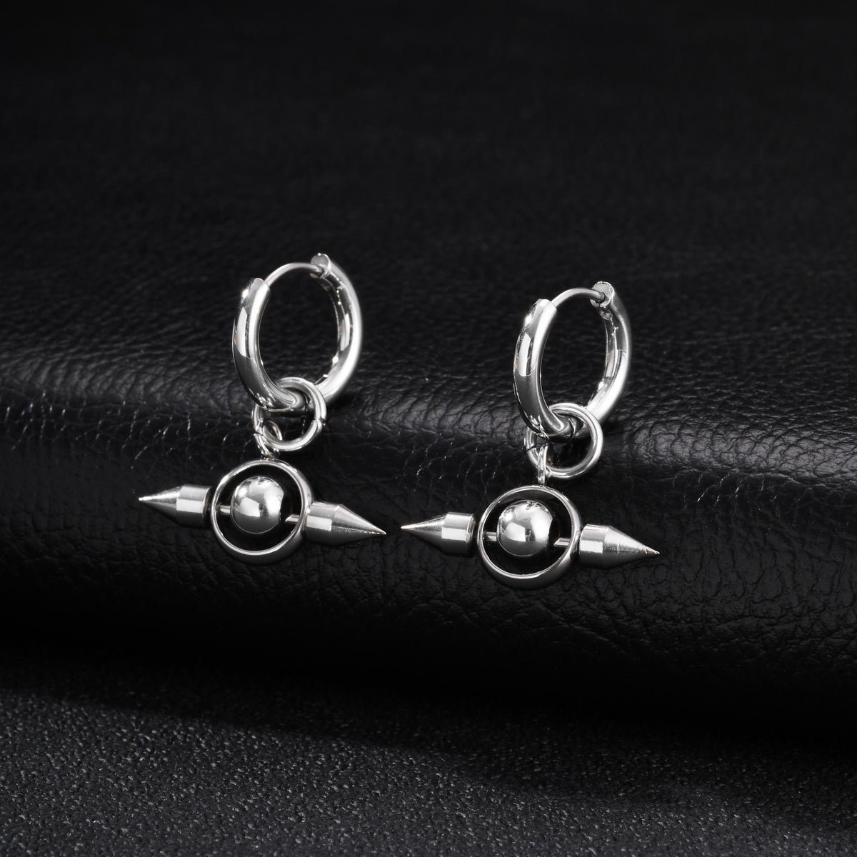 Stainless Steel Punk Earrings