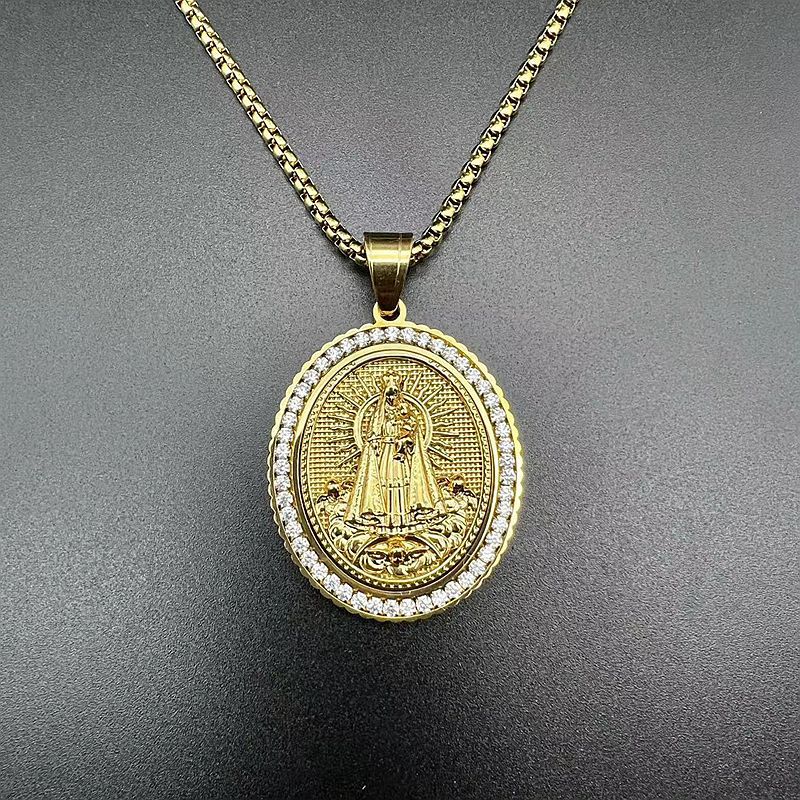 Zircon Necklace – Elegant Religious Pendant