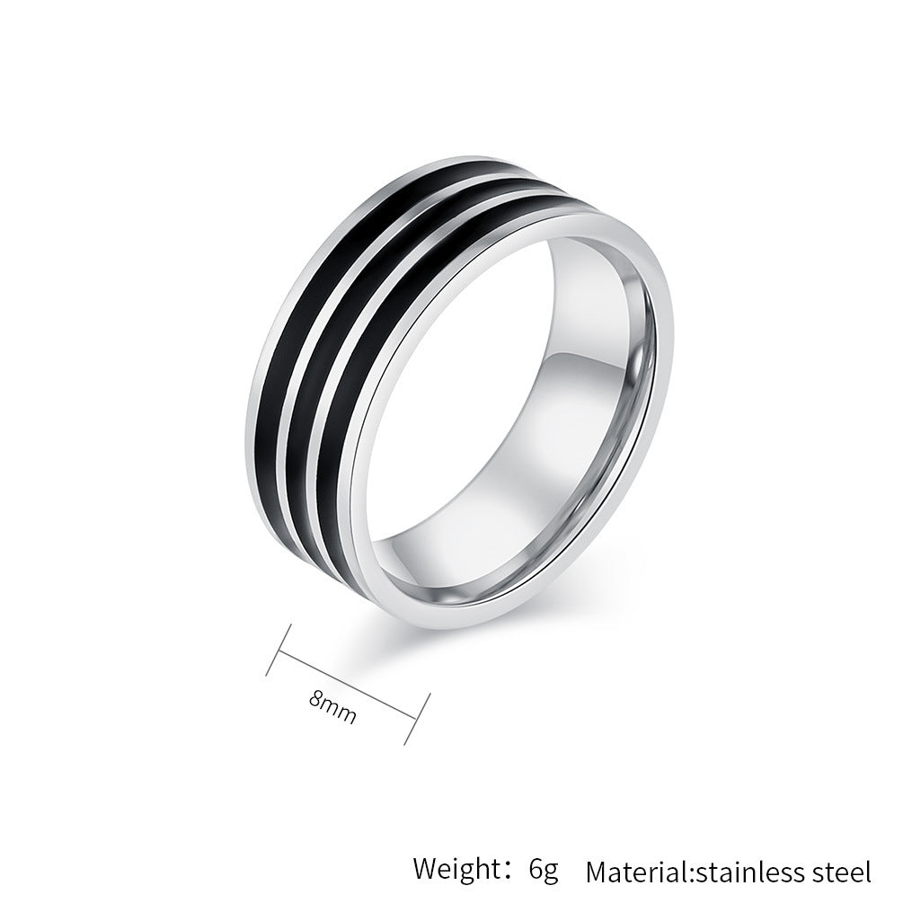 Steel Ring Elegant Unisex Everyday Genie Inspired Jewelry For Men And Women Planderful
