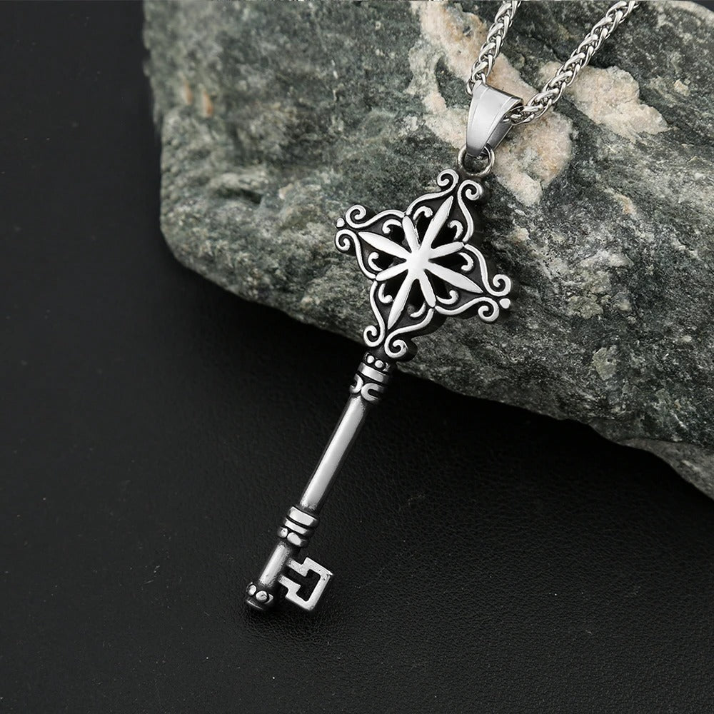 Punk Trendy Stainless Steel Men's Pendant Necklace