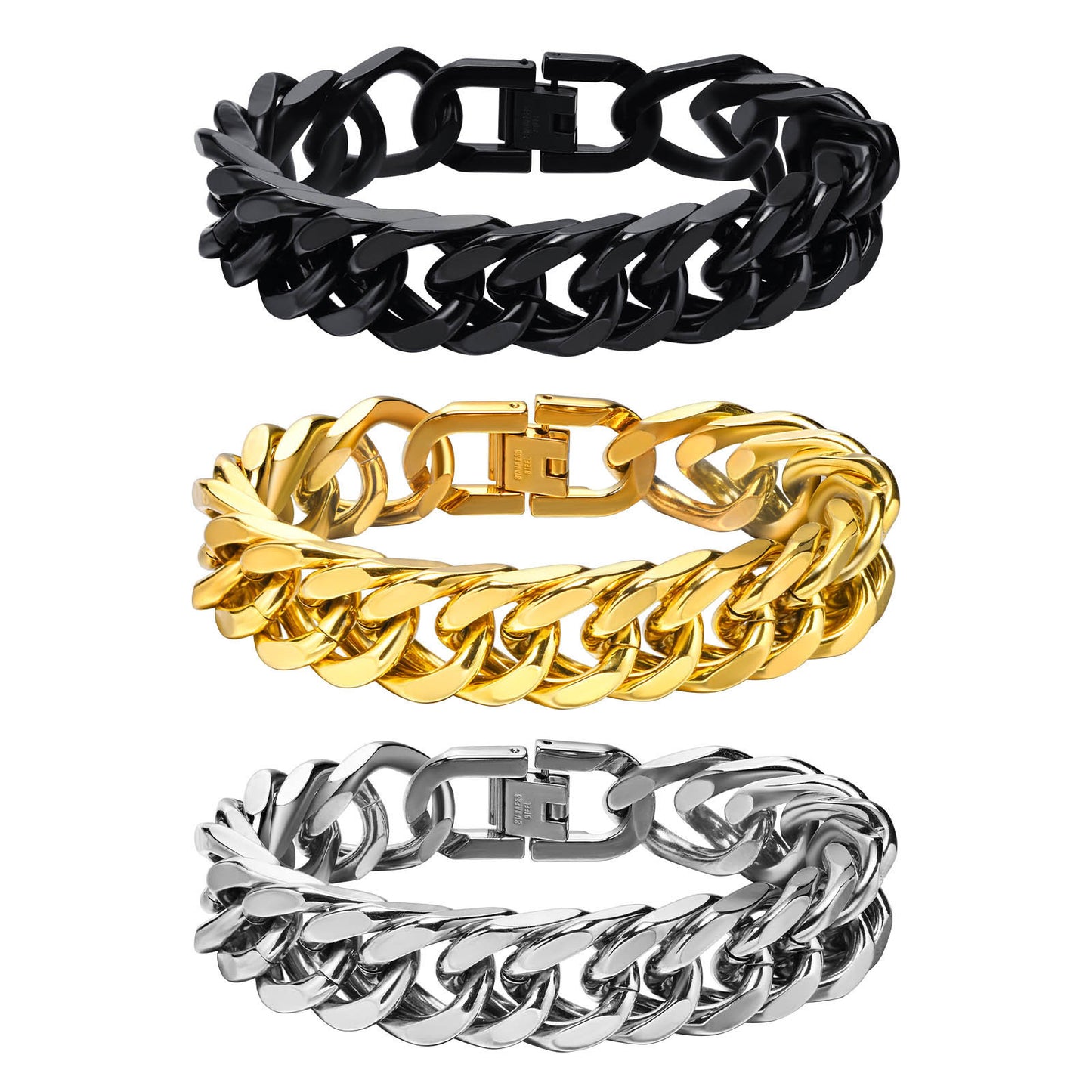 Stainless Steel European And American Men's Versatile Bracelet