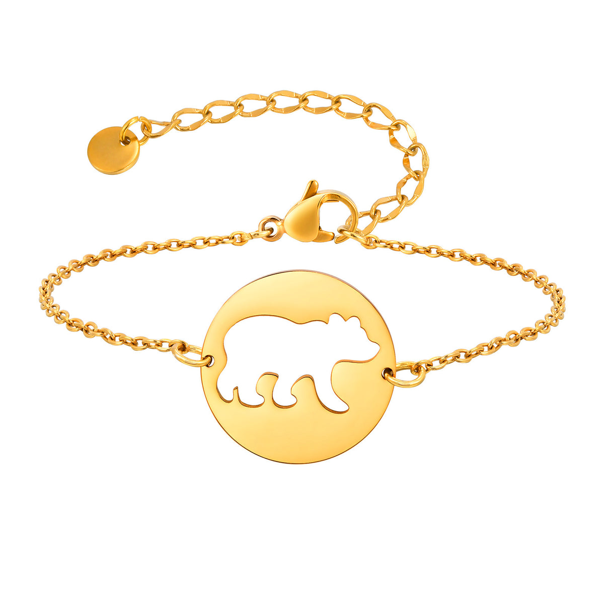 Gold-Plated Stainless Steel Bracelet