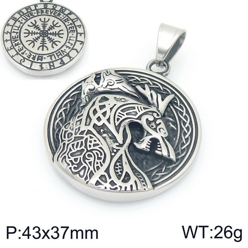 Planderful Celtic Knot Pendant Bold For Men Stainless Steel