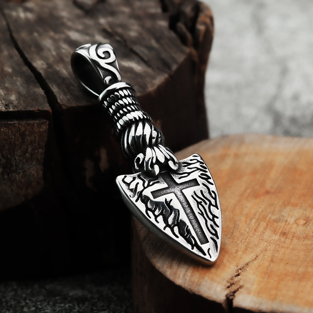 Personalized Simple Viking Pendant for Men's Fashion Jewelry