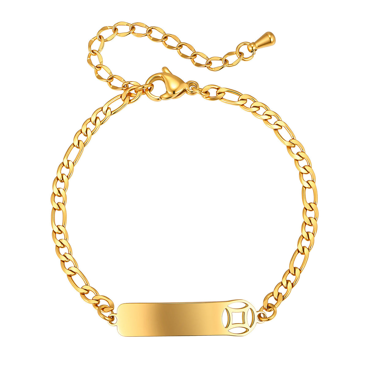 Slim Gold-Tone Copper Bracelet