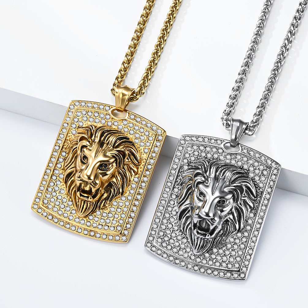 Stainless Steel Zircon Necklace