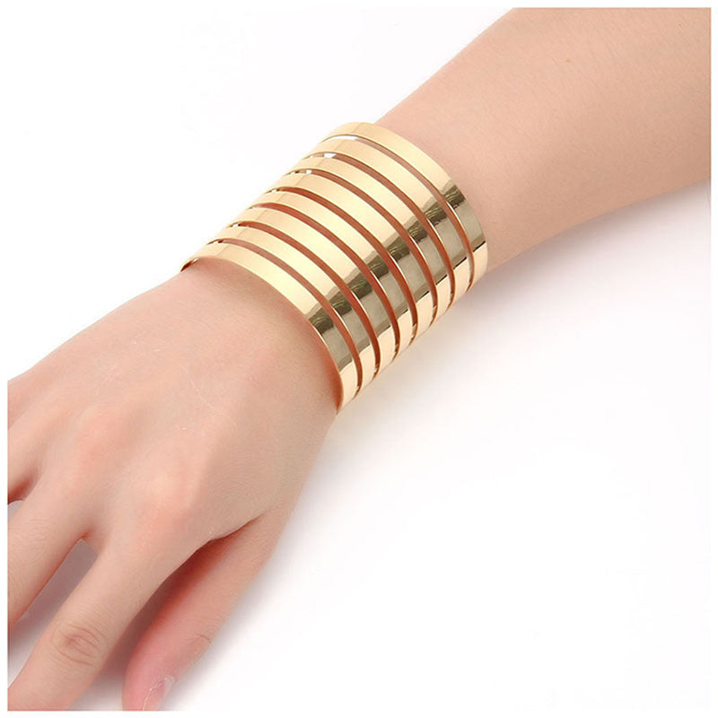 Nightclub Statement Bracelet with Cross Border Design