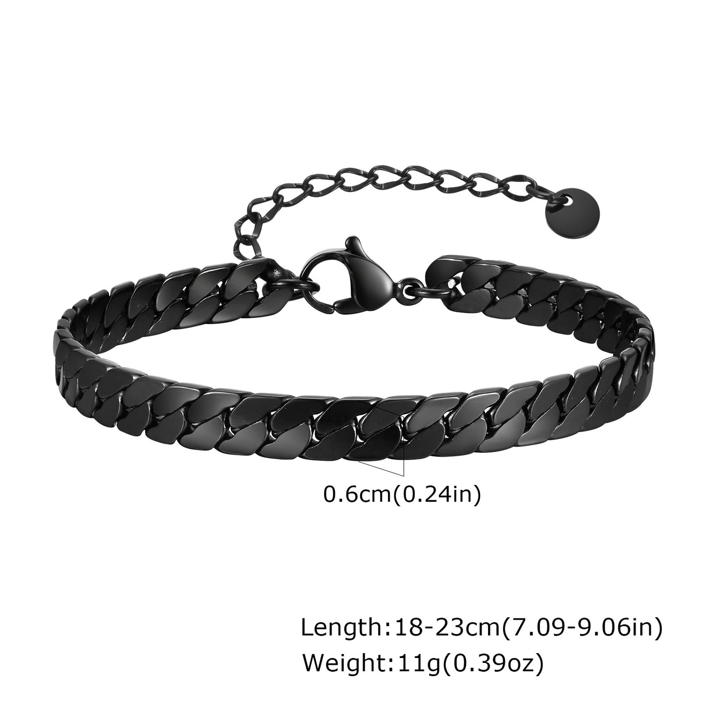 Planderful Men NK Chain Stainless Steel Bracelet Durable