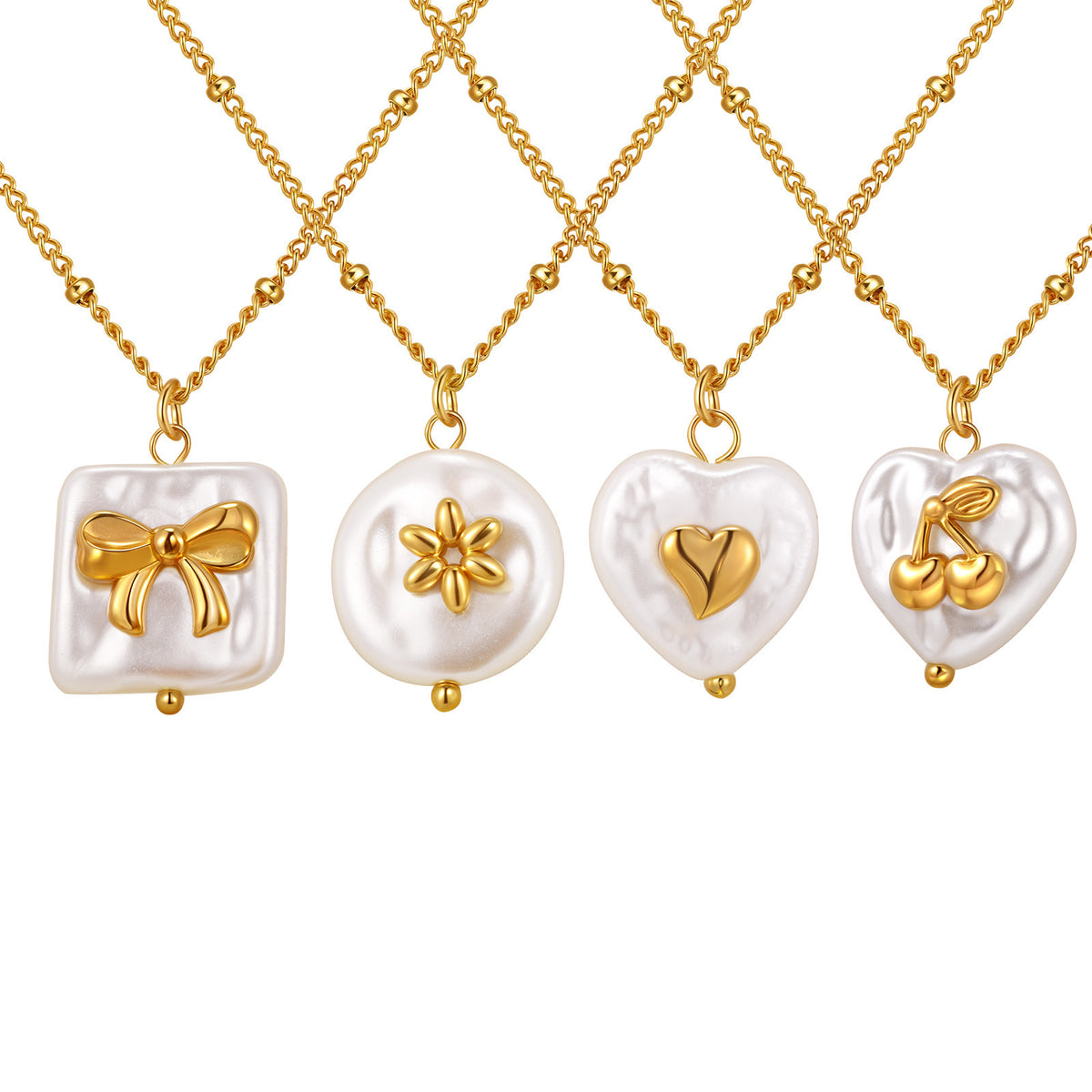 Pearl Stainless Steel Necklace