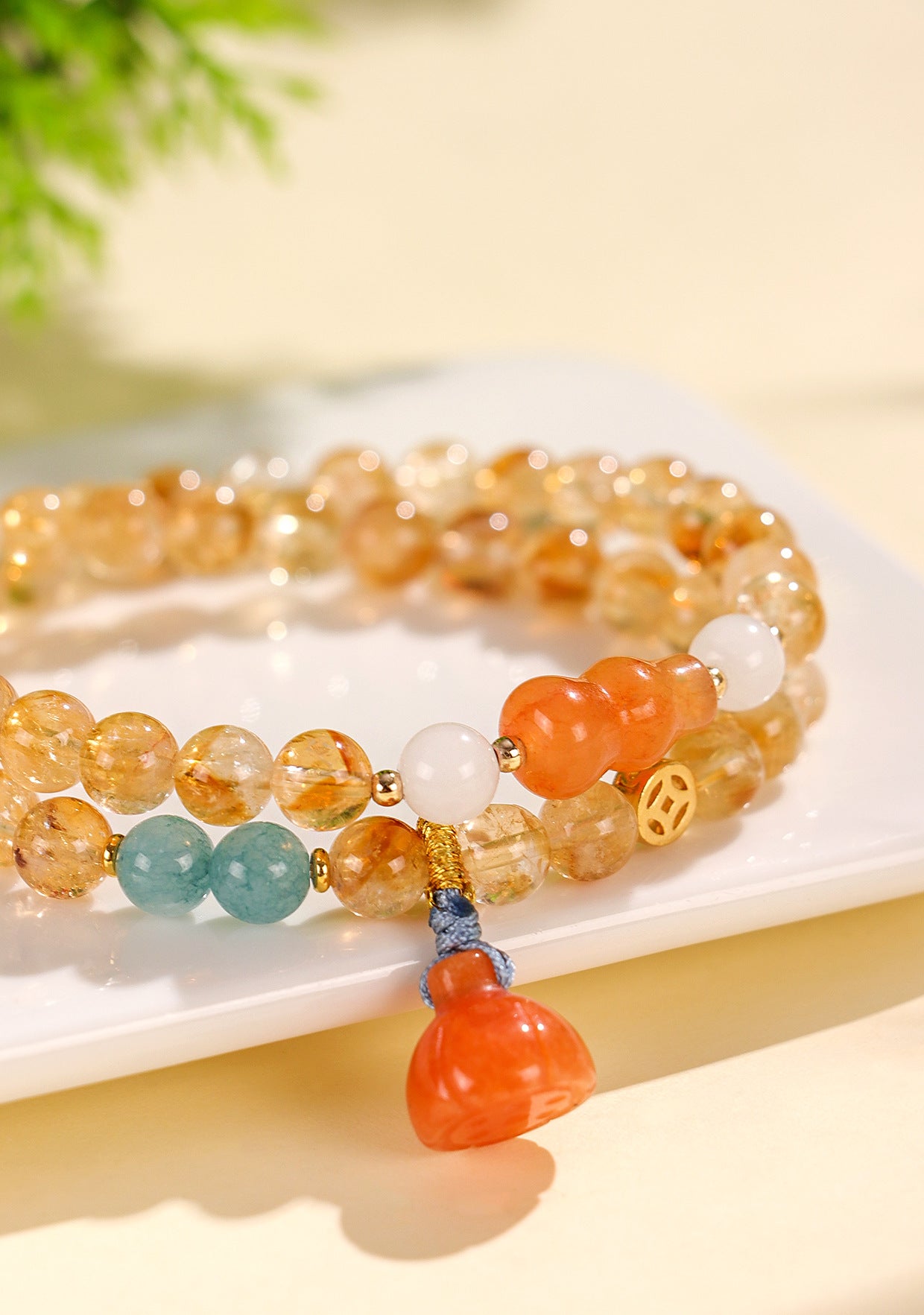 Planderful Fortune's Favor Bracelet – Ethnic Style Crystal Elegance